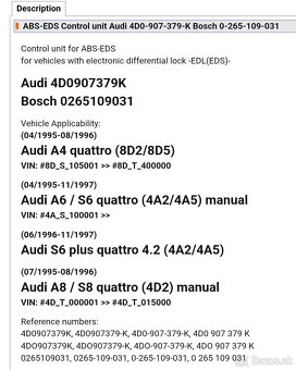 Predam jednotka ABS EDS - 4