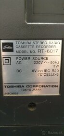 Toshiba kazetový magnetofón - 4