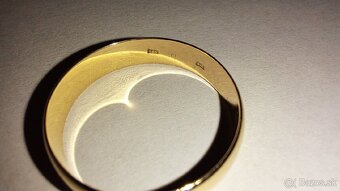 Zlata obrucka panska 14kt - 4