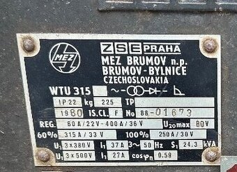 Predám zváračku WTU 315 - 4