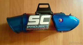 Na predaj ladený, nový, športový nerezový výfuk na   motorku - 4
