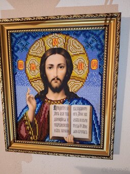Ikony vyšívané korálkami - 4