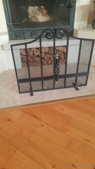 Predám kovanú zábranu pred krb - 4