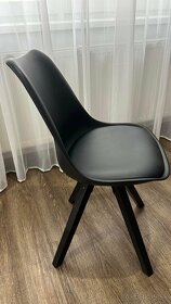 Čierne jedalenské stoličky - 4