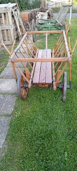 Starý drevený voz - rebriňak - 4