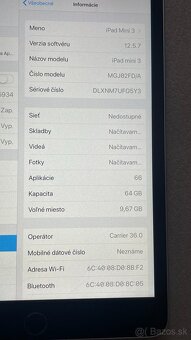 Predám iPad Mini 3 Cellular + Wifi 64GB ako nový - 4