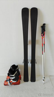 LYŽE ROSSIGNOL PURSUIT JR 120CM + LYŽIARKY SALOMON 37,5EUR - 4