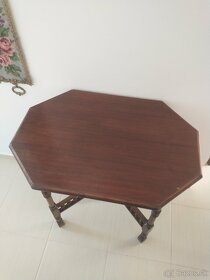 Starožitný príručný stolík - 4
