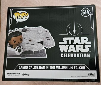 Funko Pop Star Wars Lando Calrissian in The Millennium Falco - 4