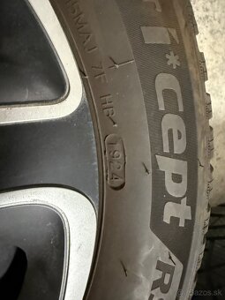 Zimné pneu Hankook 175/65/r15 s plechmi 4x100 + snímačetlaku - 4