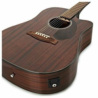 Fender CD-140 SCE Mahogany Elektroakustická gitara Dreadnoug - 4