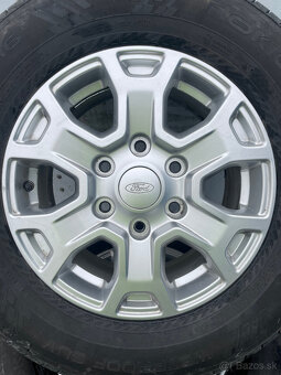 PREDÁM sadu 16" ALU disky Ford + letné pneumatiky NOKIAN - 4