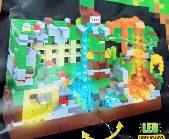 MINECRAFT-Lesna horska jaskyna 866 ks - 4