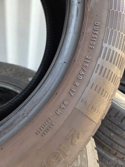 Pneumatiky 215 60 17 letné Zn.continental - 4