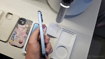 Apple iPhone 14 modrý 128GB - TOP stav, aj vymením - 4