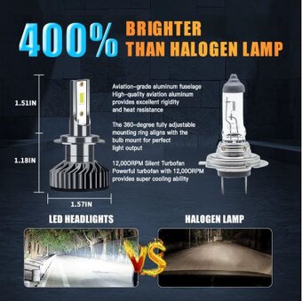 LED H7 až 30 000lm - 4