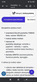 Detská zmenšená postieľka - 4