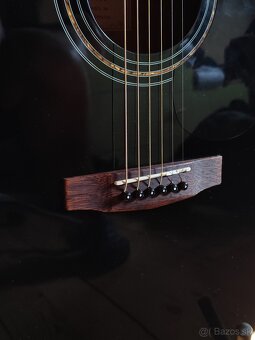 Predám elektro-akustickú gitaru Cort AD880CE Black - 4