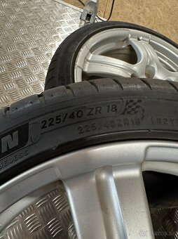 Kolesá alutec + letné pneumatiky Michelin ZR18 - 4