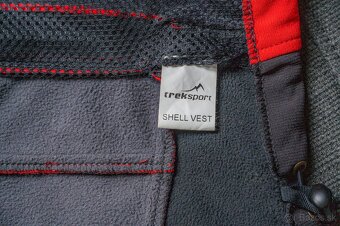 Treksport Shell Vest Man Red vel. M - 4