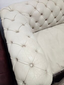 CHESTERFIELD ŠTÝL-CALIA ITALY,KOŽENÁ SEDAČKA 3+2+1,NEROZŤ. - 4