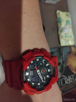 casio g-shock červenej farby - 4