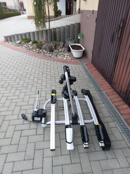 Predám nosič  na ťažné zariadenie na 4 bicykle - 4