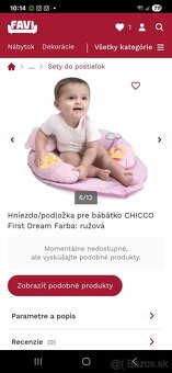 CHICCO Moje prvé hniezdo / vankúš na bruško - 4