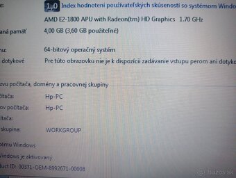 predám notebook HP 655 , Windows 7 - 4