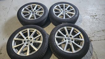 Predam elektrony 5x112 R17 a zimne gumy - 4