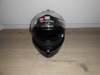 Predam krasnu novu karbonovu moto prilbu znacky SHARK SPARTA - 4
