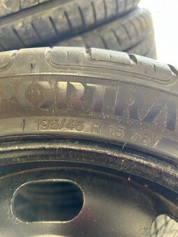 Pneumatiky na plechových diskoch 4x108 R15 - 4