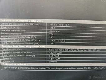 Chladič pre AMD Be quiet Dark Rock PRO TR4 - 4
