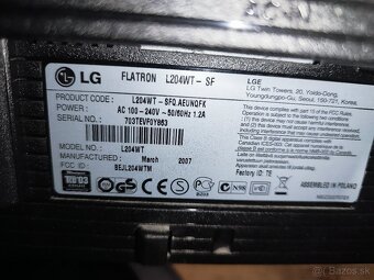 Monitor LG Flatron L204WT - 4
