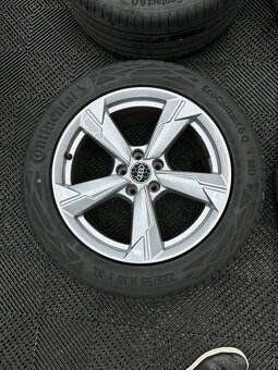 Originalne disky Audi + pneu 5x112 R18 - 4