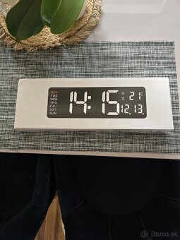 LCD hodiny nástenné 39cm - 4