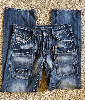 Vintage rifle DIESEL- široké- baggy jeans - 4