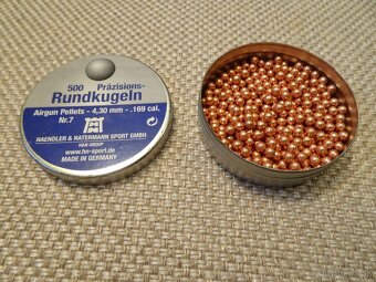 predám Pomedené oceľové guličky RUNDKUGELN 4,30mm - 4