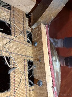 Kreslá Art Deco, približne 1930-50, pevná konštrukcia - 4