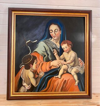 Starý obraz, olejomalba - 4