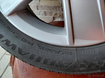 Pneumatiky 185/60R15 disky, škoda rapid - 4