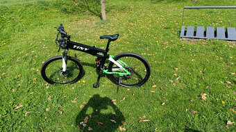 Nový,Celoodpružený, skladací elekrobicykel 250 W Shimano - 4