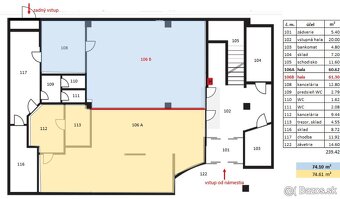 Prenájom obchodných priestorov – centrum mesta, pešia zóna - 4