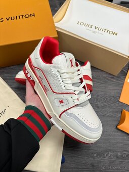 Louis Vuitton tenisky white-red Komplet balenie - 4