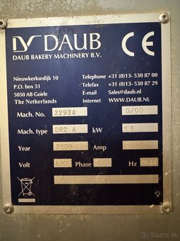 Dělička těsta daub automat - 4