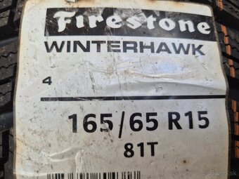 165/65 r15 zimné 2 ks FIRESTONE - nejazdené - 4