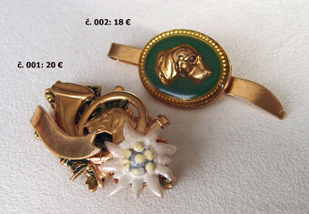 Starožitné poľovnícke brošne a odznaky - 4