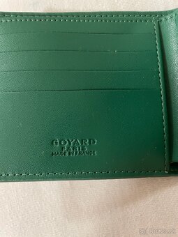 Goyard peňaženka zelena - 4