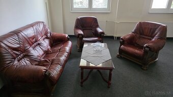 Kožená sedacia súprava - 4