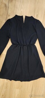 Čierne šaty nové S - 4